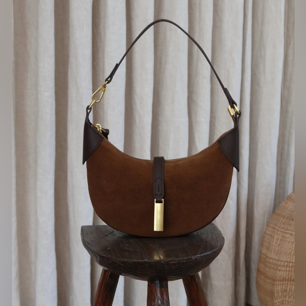 Cupcakes 🧁 and Cashmere Vintage Cowhide Crescent Bag - Picture 3 of 10